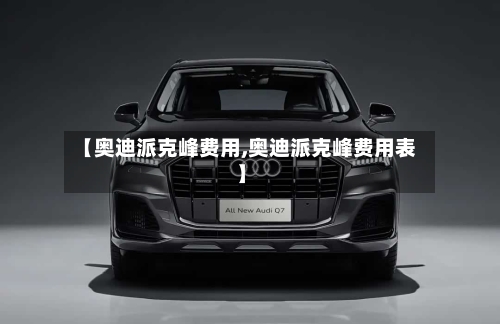【奥迪派克峰费用,奥迪派克峰费用表】