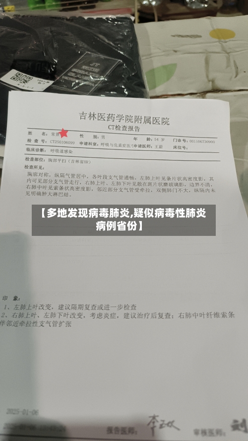 【多地发现病毒肺炎,疑似病毒性肺炎病例省份】-第3张图片