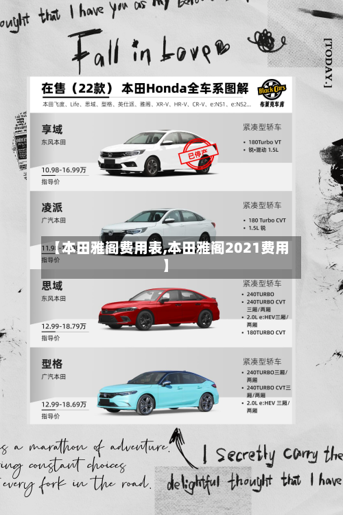 【本田雅阁费用表,本田雅阁2021费用】-第3张图片