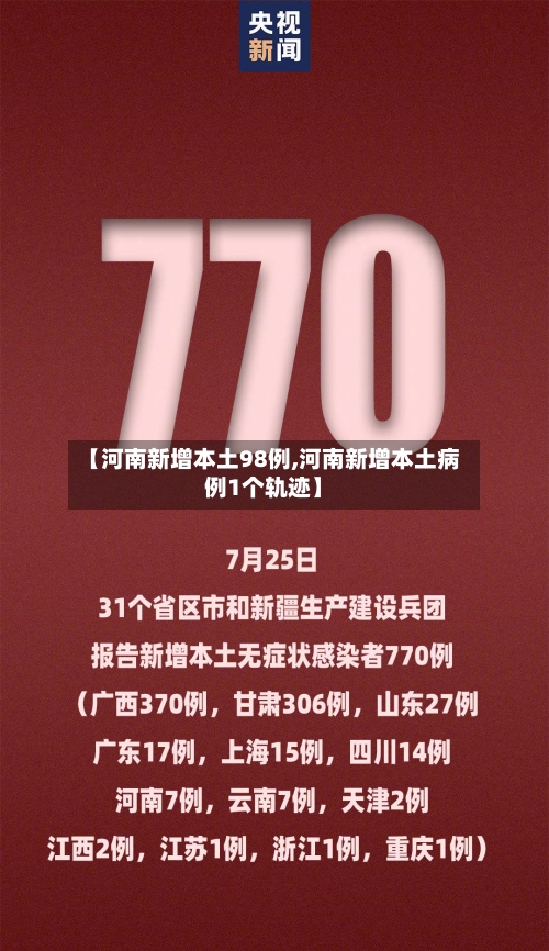 【河南新增本土98例,河南新增本土病例1个轨迹】-第2张图片