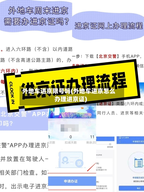 外地车进京限号吗(外地车进京怎么办理进京证)
