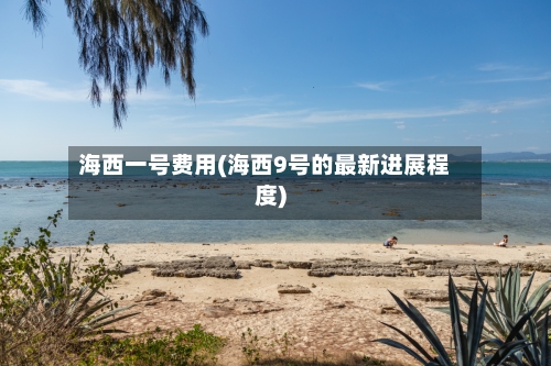 海西一号费用(海西9号的最新进展程度)-第3张图片