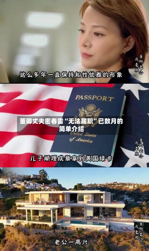 董卿丈夫密春雷“无法履职”已数月的简单介绍