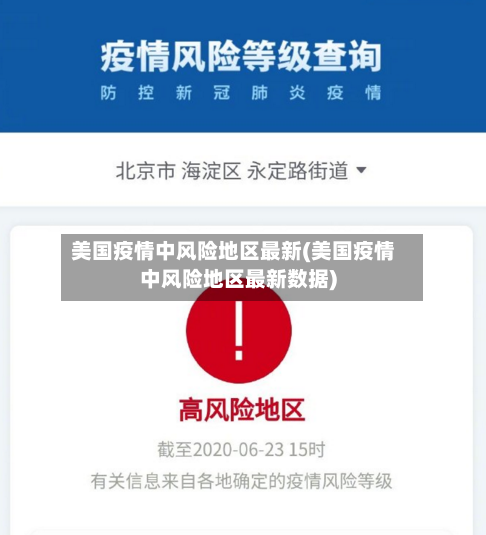 美国疫情中风险地区最新(美国疫情中风险地区最新数据)