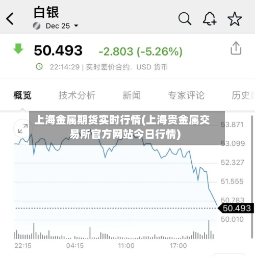 上海金属期货实时行情(上海贵金属交易所官方网站今日行情)-第2张图片