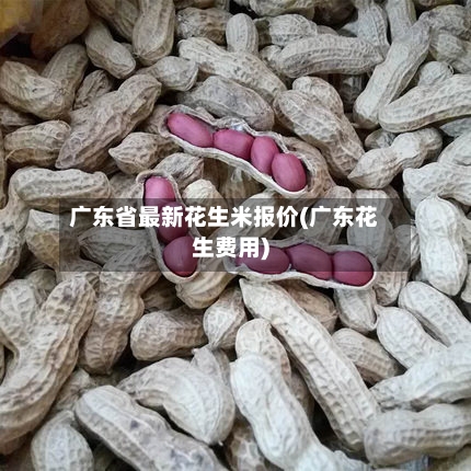 广东省最新花生米报价(广东花生费用)