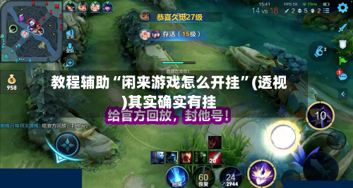 教程辅助“闲来游戏怎么开挂”(透视)其实确实有挂-第2张图片