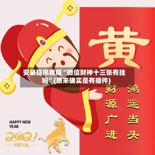 安装程序教程“微信财神十三张有挂吗”(原来确实是有插件)-第3张图片