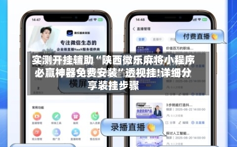 实测开挂辅助“陕西微乐麻将小程序必赢神器免费安装”透视挂!详细分享装挂步骤-第3张图片