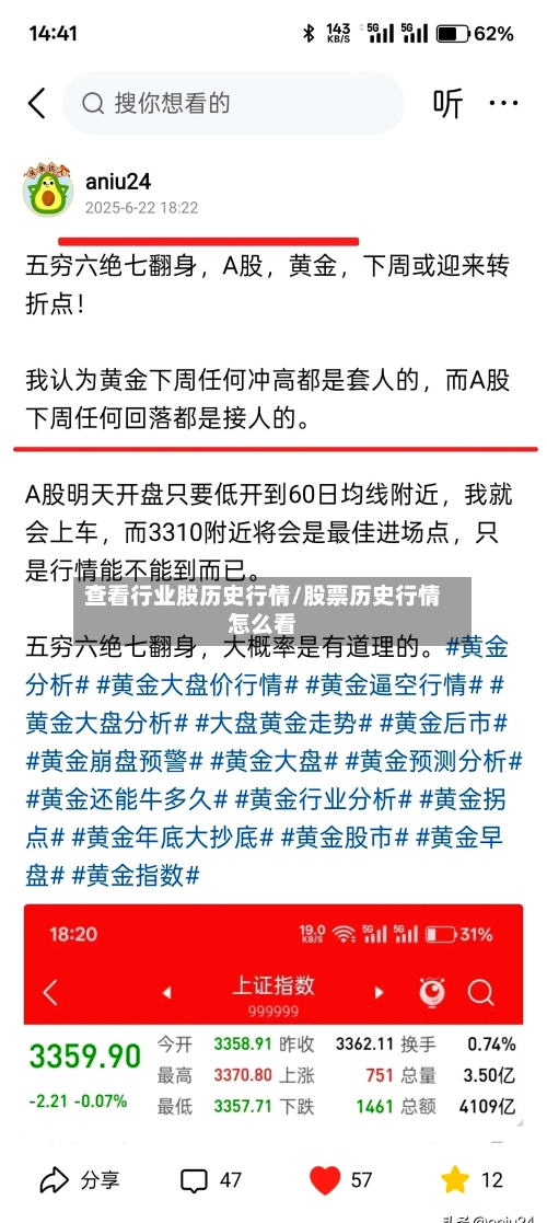查看行业股历史行情/股票历史行情怎么看-第3张图片