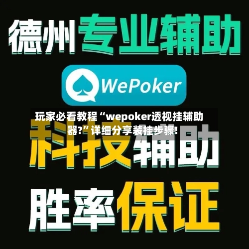 玩家必看教程“wepoker透视挂辅助器?”详细分享装挂步骤!-第2张图片