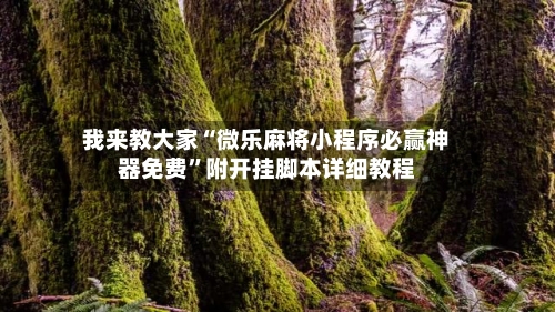 我来教大家“微乐麻将小程序必赢神器免费”附开挂脚本详细教程