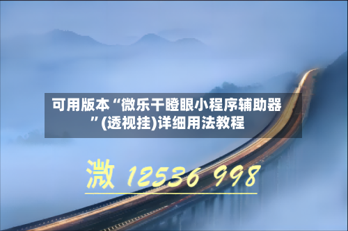 可用版本“微乐干瞪眼小程序辅助器”(透视挂)详细用法教程