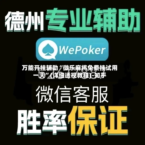 万能开挂辅助“微乐麻将免费挂试用一天”(详细透视教程)-知乎-第2张图片