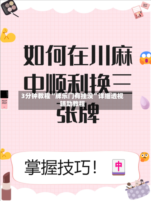 3分钟教程“牌乐门有挂没”详细透视辅助教程-第3张图片