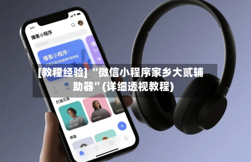 [教程经验] “微信小程序家乡大贰辅助器”(详细透视教程)-第3张图片