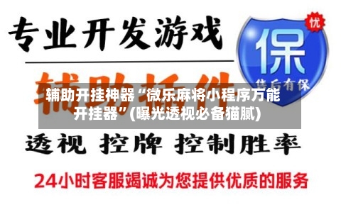 辅助开挂神器“微乐麻将小程序万能开挂器”(曝光透视必备猫腻)