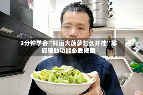 3分钟学会“好运大菠萝怎么开挂”掌握辅助功能必胜规则-第3张图片