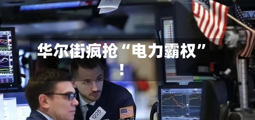 华尔街疯抢“电力霸权	”！-第2张图片