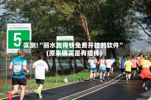 实测!“丽水跑得快免费开挂的软件”(原来确实是有插件)