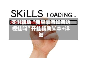 实测辅助“新皇豪互娱有透视挂吗”开挂辅助脚本+详细-第2张图片