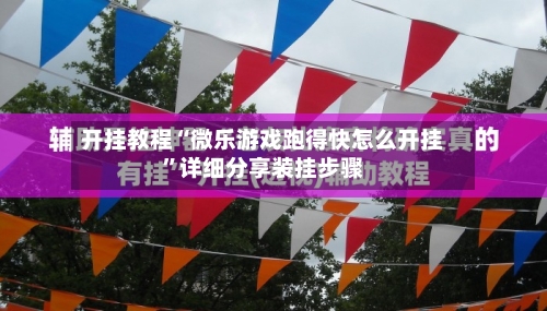 开挂教程“微乐游戏跑得快怎么开挂”详细分享装挂步骤-第2张图片