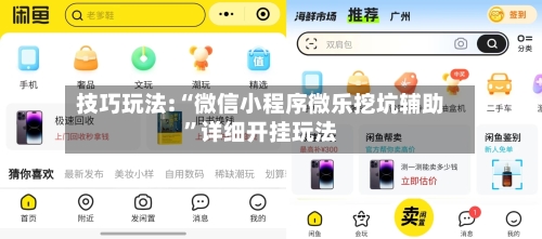 技巧玩法:“微信小程序微乐挖坑辅助”详细开挂玩法-第3张图片