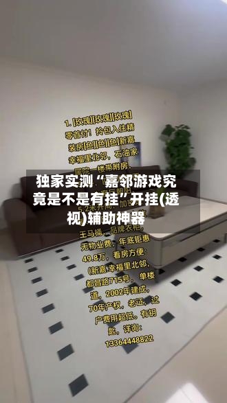 独家实测“嘉邻游戏究竟是不是有挂”开挂(透视)辅助神器-第2张图片