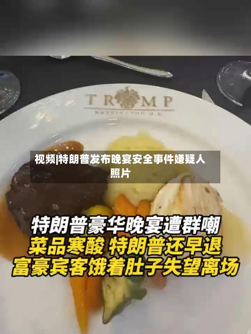 视频|特朗普发布晚宴安全事件嫌疑人照片-第2张图片