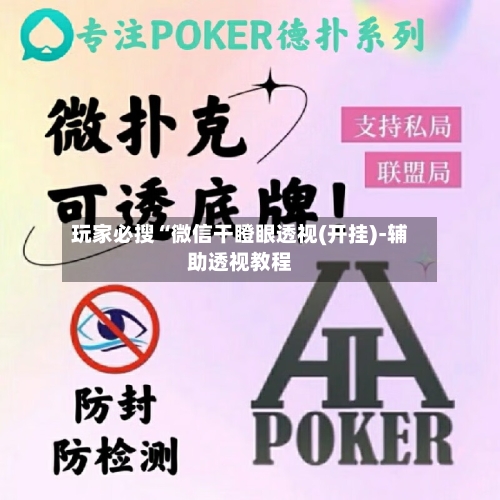 玩家必搜“微信干瞪眼透视(开挂)-辅助透视教程-第2张图片