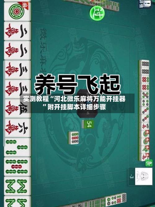 实测教程“河北微乐麻将万能开挂器”附开挂脚本详细步骤