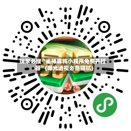 玩家必搜“雀神麻将小程序免费开挂器”(曝光透视必备猫腻)