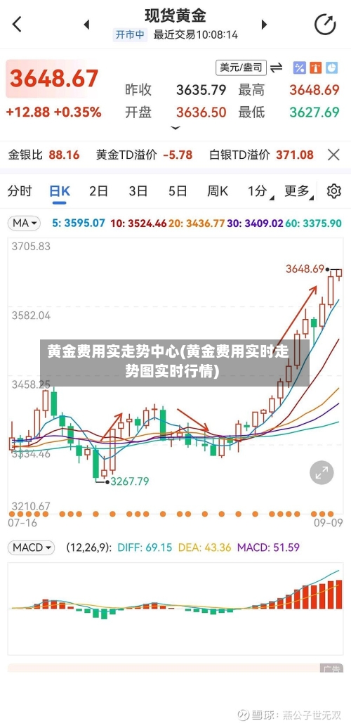 黄金费用实走势中心(黄金费用实时走势图实时行情)-第3张图片