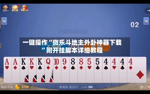 一键操作“微乐斗地主外卦神器下载	”附开挂脚本详细教程-第2张图片