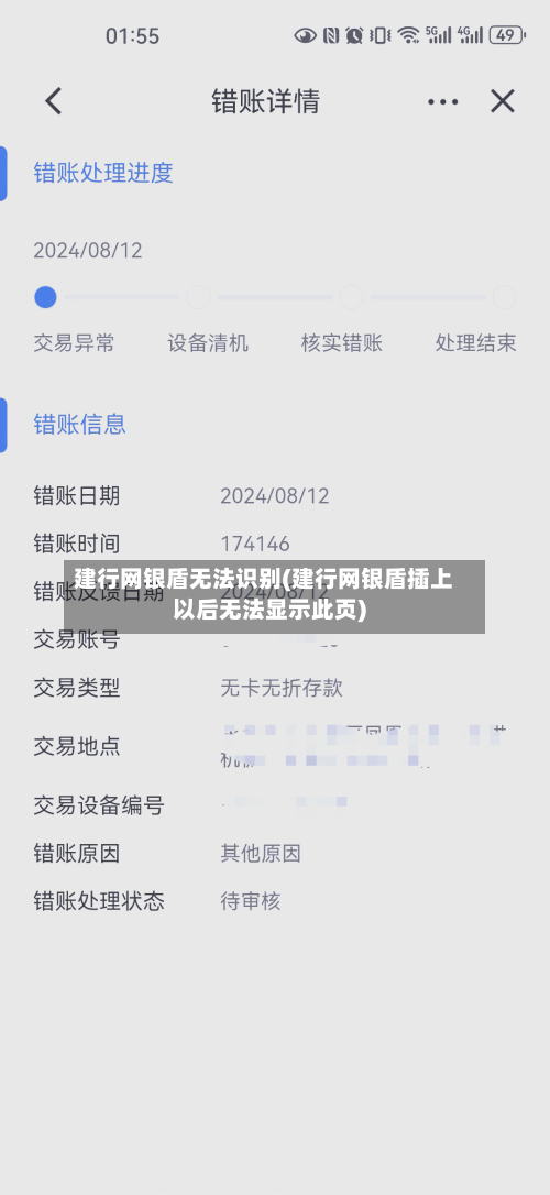 建行网银盾无法识别(建行网银盾插上以后无法显示此页)