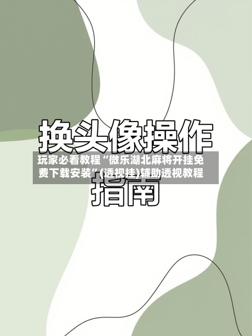 玩家必看教程“微乐湖北麻将开挂免费下载安装”(透视挂)辅助透视教程-第2张图片