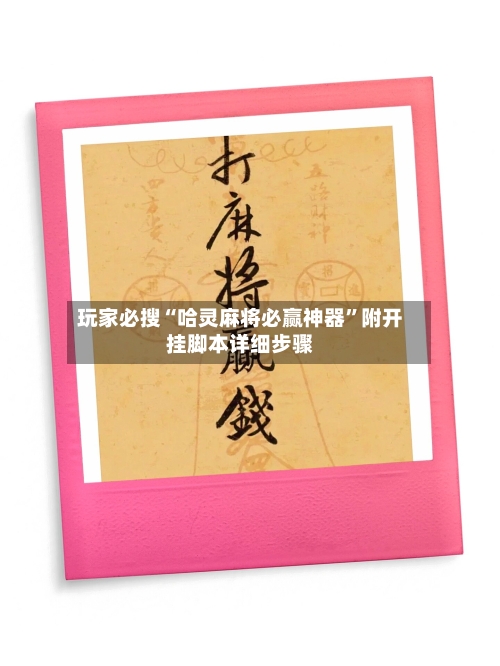 玩家必搜“哈灵麻将必赢神器”附开挂脚本详细步骤-第2张图片