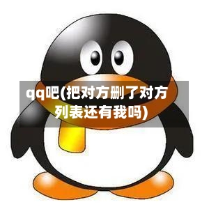 qq吧(把对方删了对方列表还有我吗)-第2张图片