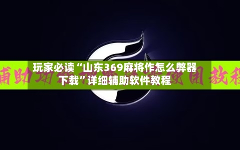 玩家必读“山东369麻将作怎么弊器下载	”详细辅助软件教程-第2张图片