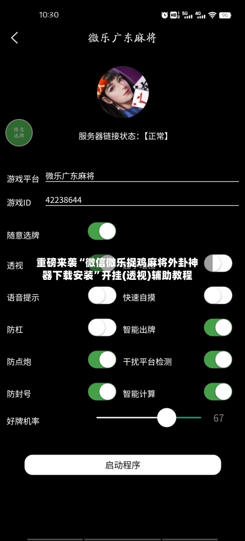 重磅来袭“微信微乐捉鸡麻将外卦神器下载安装”开挂(透视)辅助教程-第2张图片