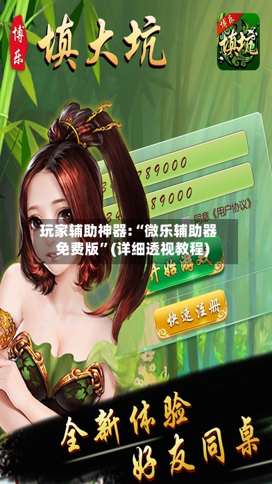 玩家辅助神器:“微乐辅助器免费版”(详细透视教程)