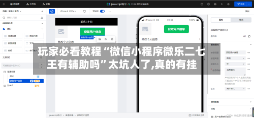 玩家必看教程“微信小程序微乐二七王有辅助吗”太坑人了,真的有挂-第2张图片