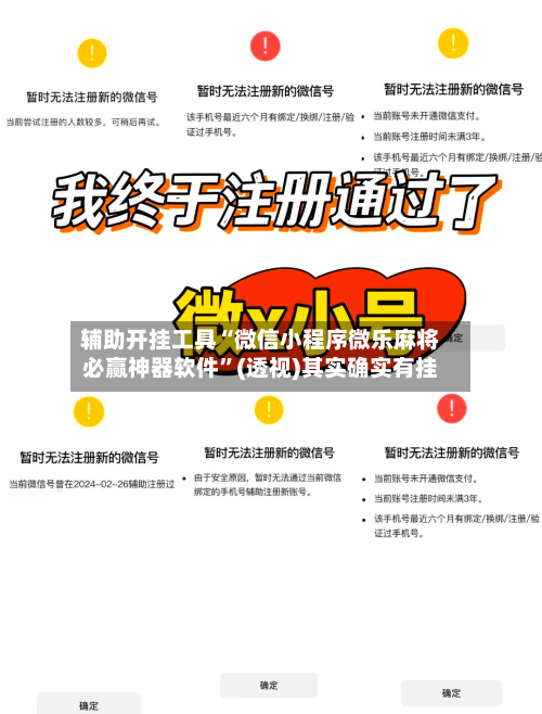 辅助开挂工具“微信小程序微乐麻将必赢神器软件”(透视)其实确实有挂-第3张图片