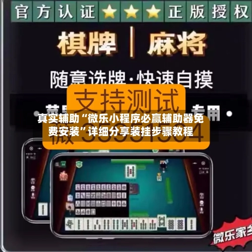 真实辅助“微乐小程序必赢辅助器免费安装”详细分享装挂步骤教程-第3张图片