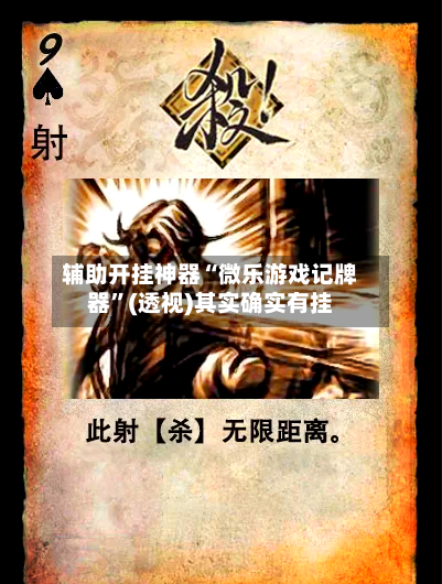 辅助开挂神器“微乐游戏记牌器”(透视)其实确实有挂-第2张图片