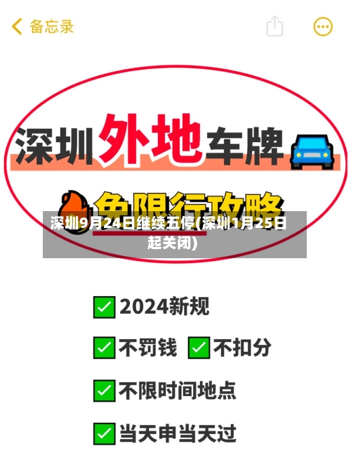 深圳9月24日继续五停(深圳1月25日起关闭)
