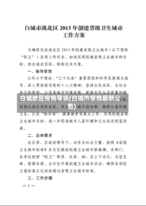 白城地区疫情等级(白城市疫情最新公告)-第2张图片