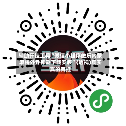 辅助开挂工具“微信小程序微乐内蒙麻将外卦神器下载安装	”(透视)其实真的有挂-第2张图片