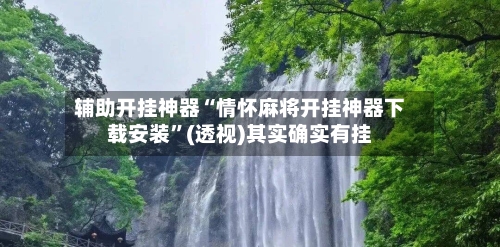 辅助开挂神器“情怀麻将开挂神器下载安装”(透视)其实确实有挂-第2张图片