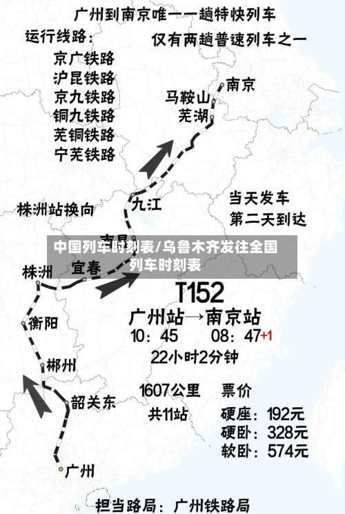 中国列车时刻表/乌鲁木齐发往全国列车时刻表